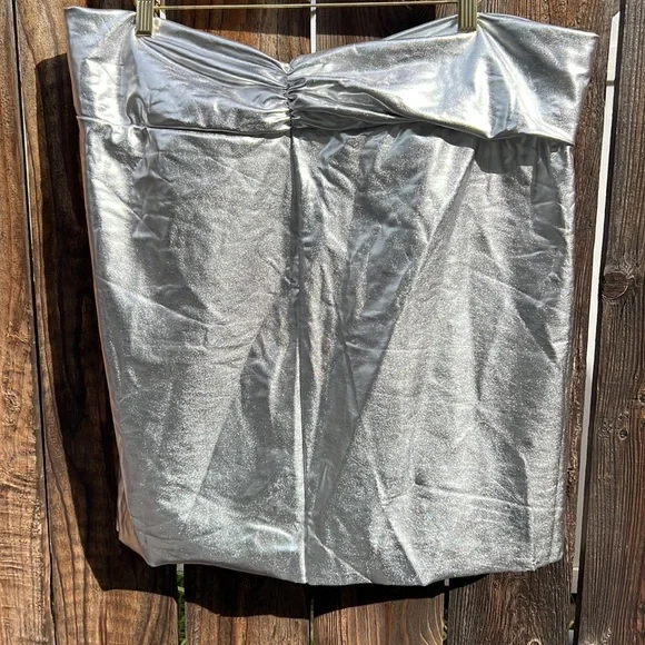 SKIMS METALLIC SWIM SARONG MINI SKIRT - Picture 8 of 15